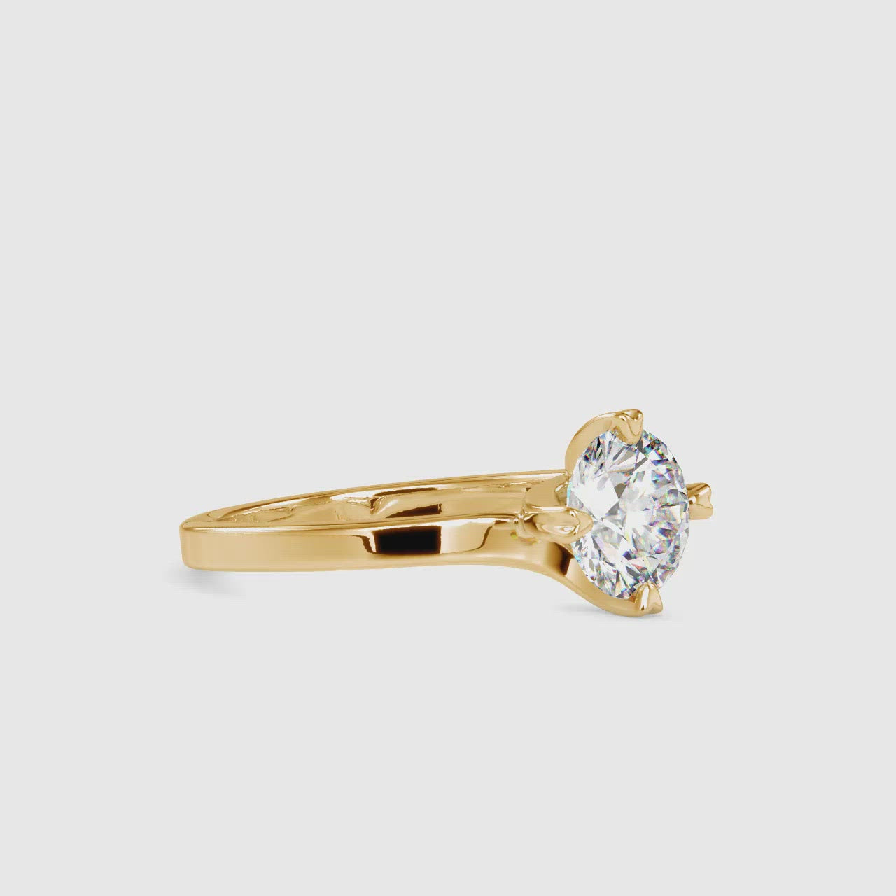 Authentic 750YG Diamond Ring #260-006-223-4887 | eBay